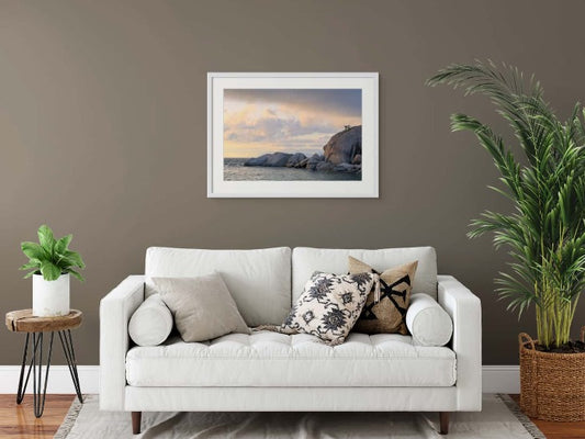 Magnetic Island Sunrise | Magnetic Island, QLD Australia with white frame