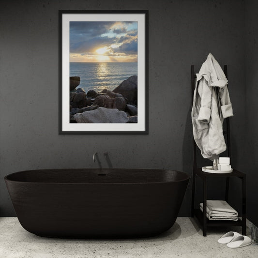 Morning Sunrays | Bowen, QLD Australia with black frame