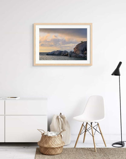 Magnetic Island Sunrise | Magnetic Island, QLD Australia with white ash frame