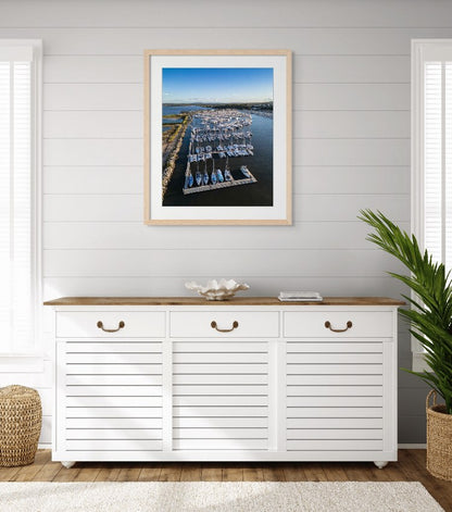 Manly Boat Harbour - QLD with white ash frame 2