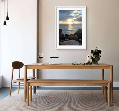 Morning Sunrays | Bowen, QLD Australia with white frame